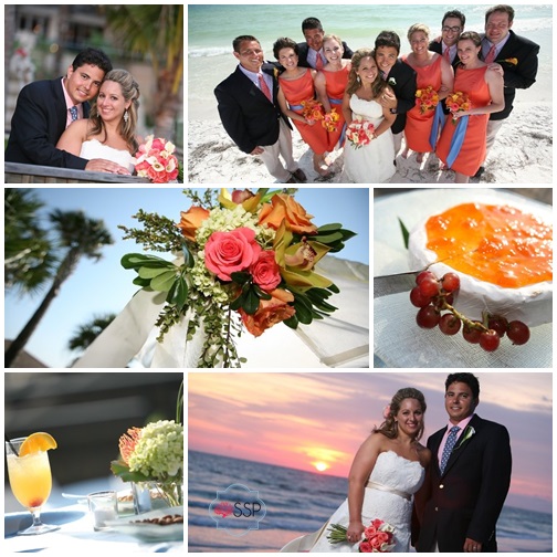 Sarasota Coral and Cornflower Blue Wedding || Sarah Sofia Productions